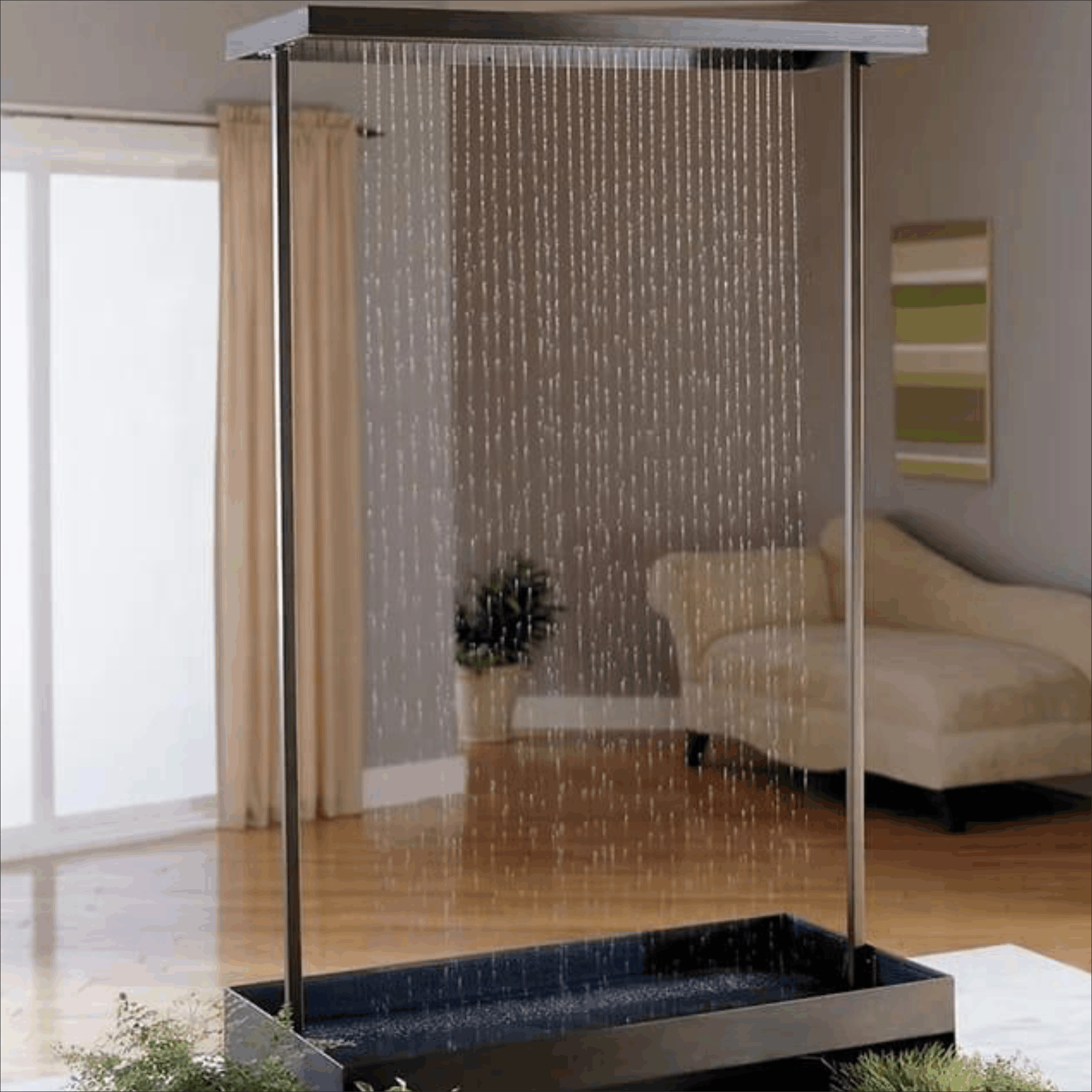 custom waterfall wall