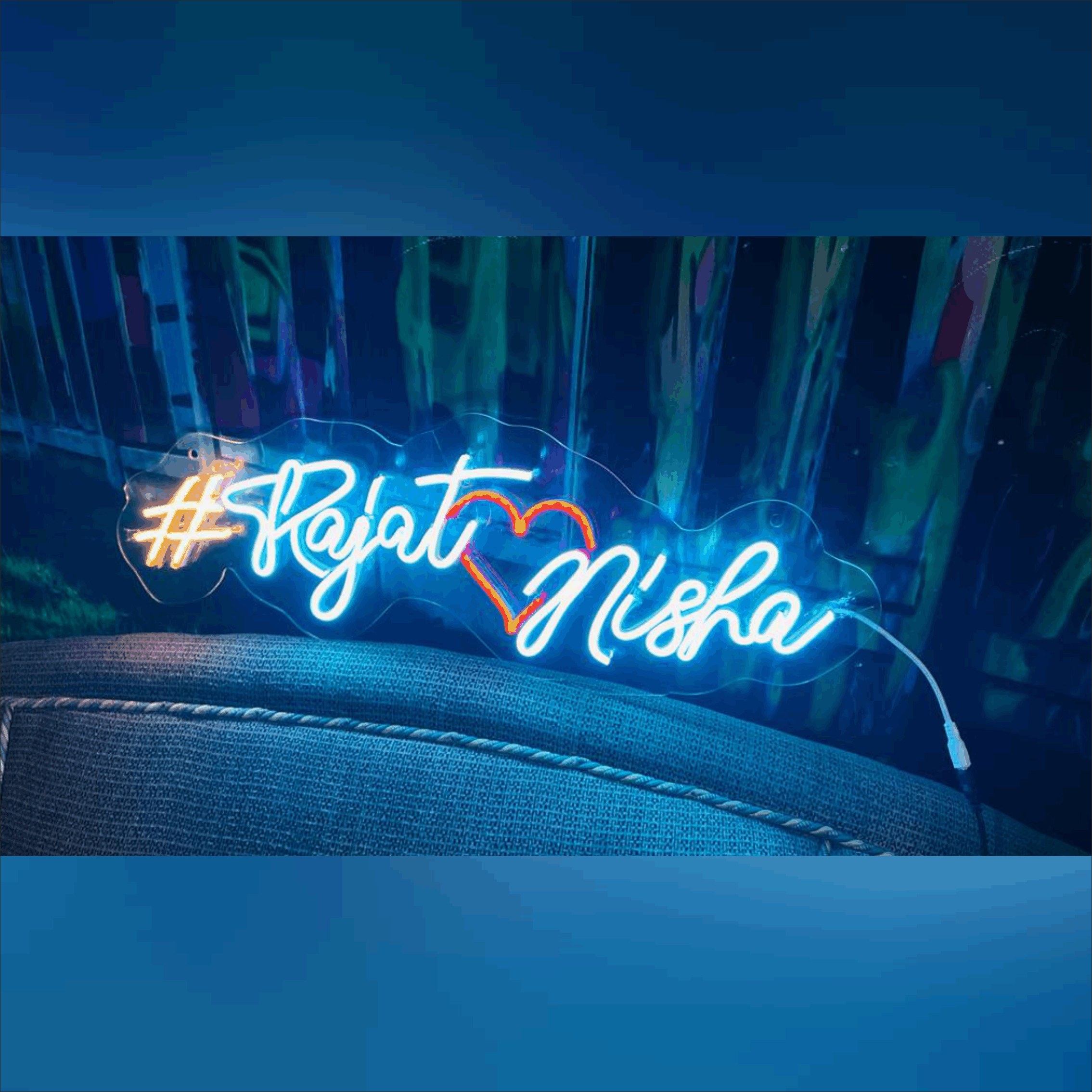 Custom neon name light