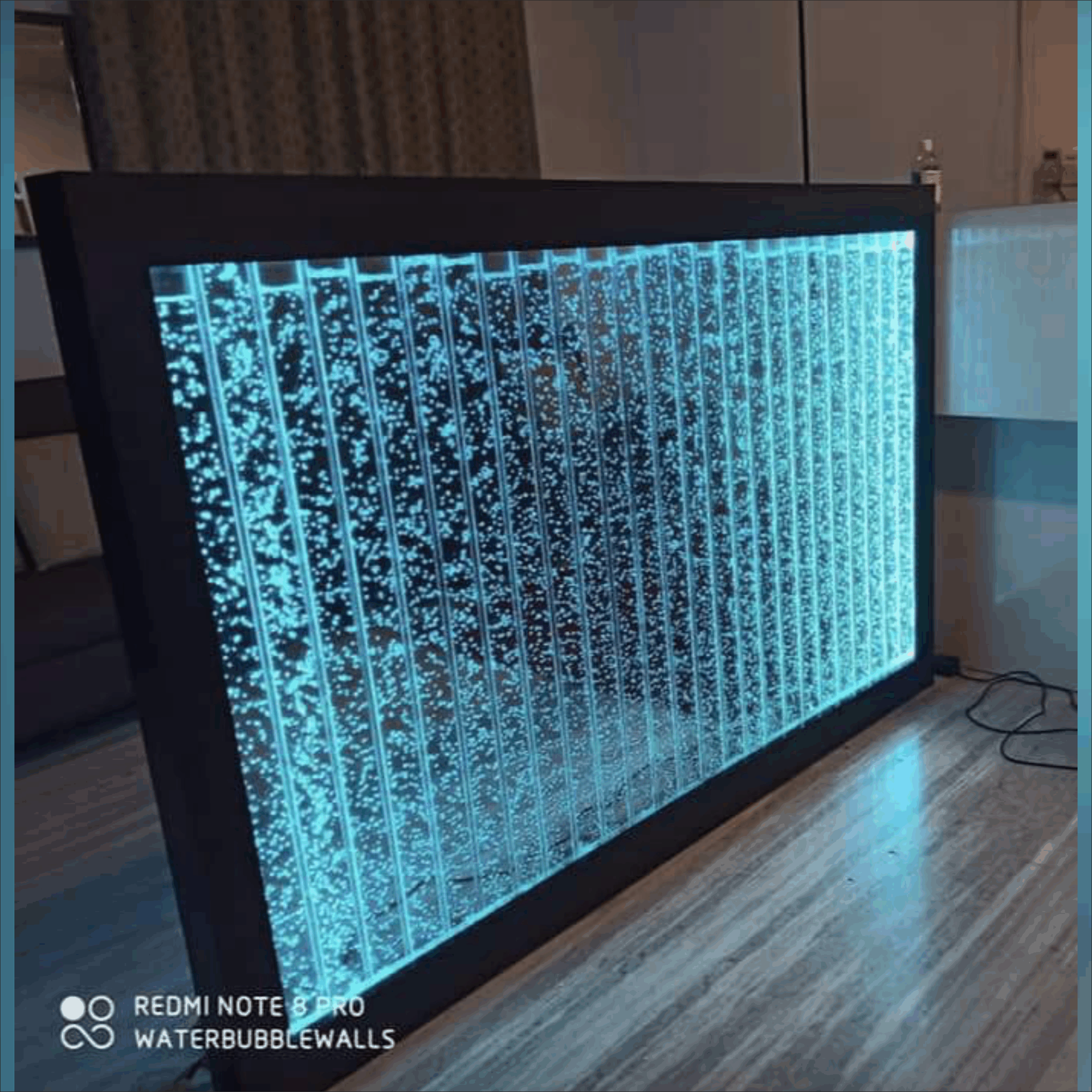 water bubble light wall