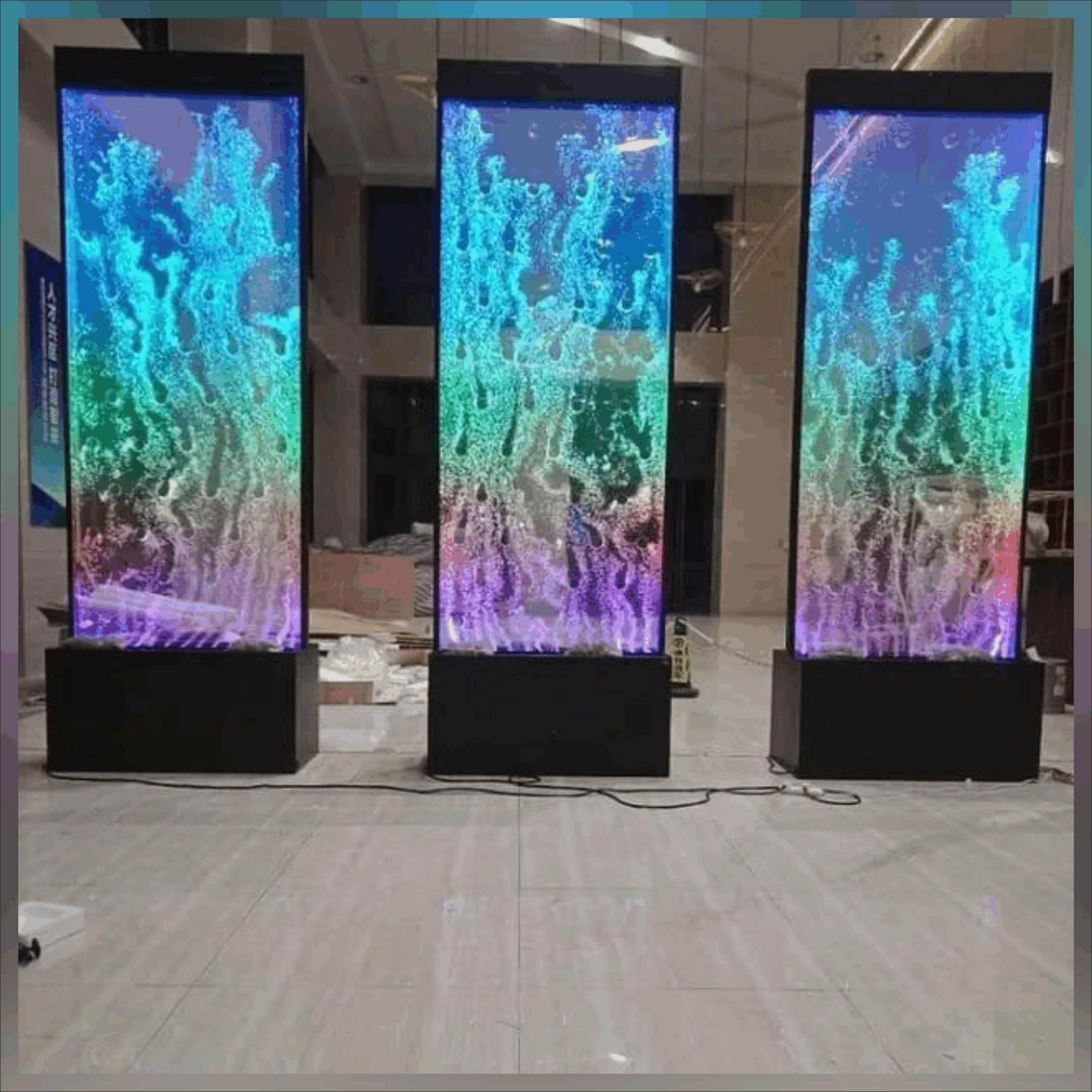 water bubble wall pump