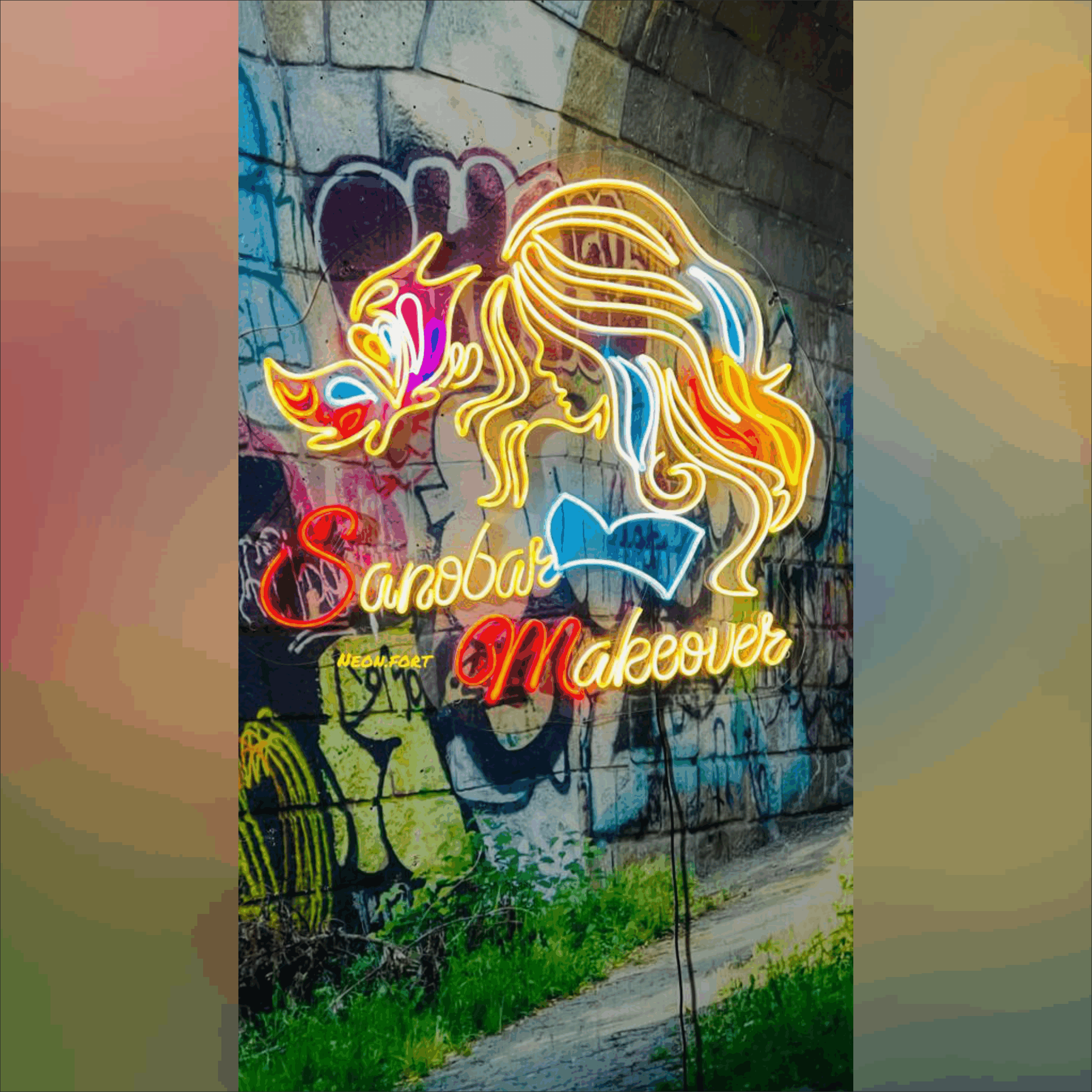 Makeover Neon light sign