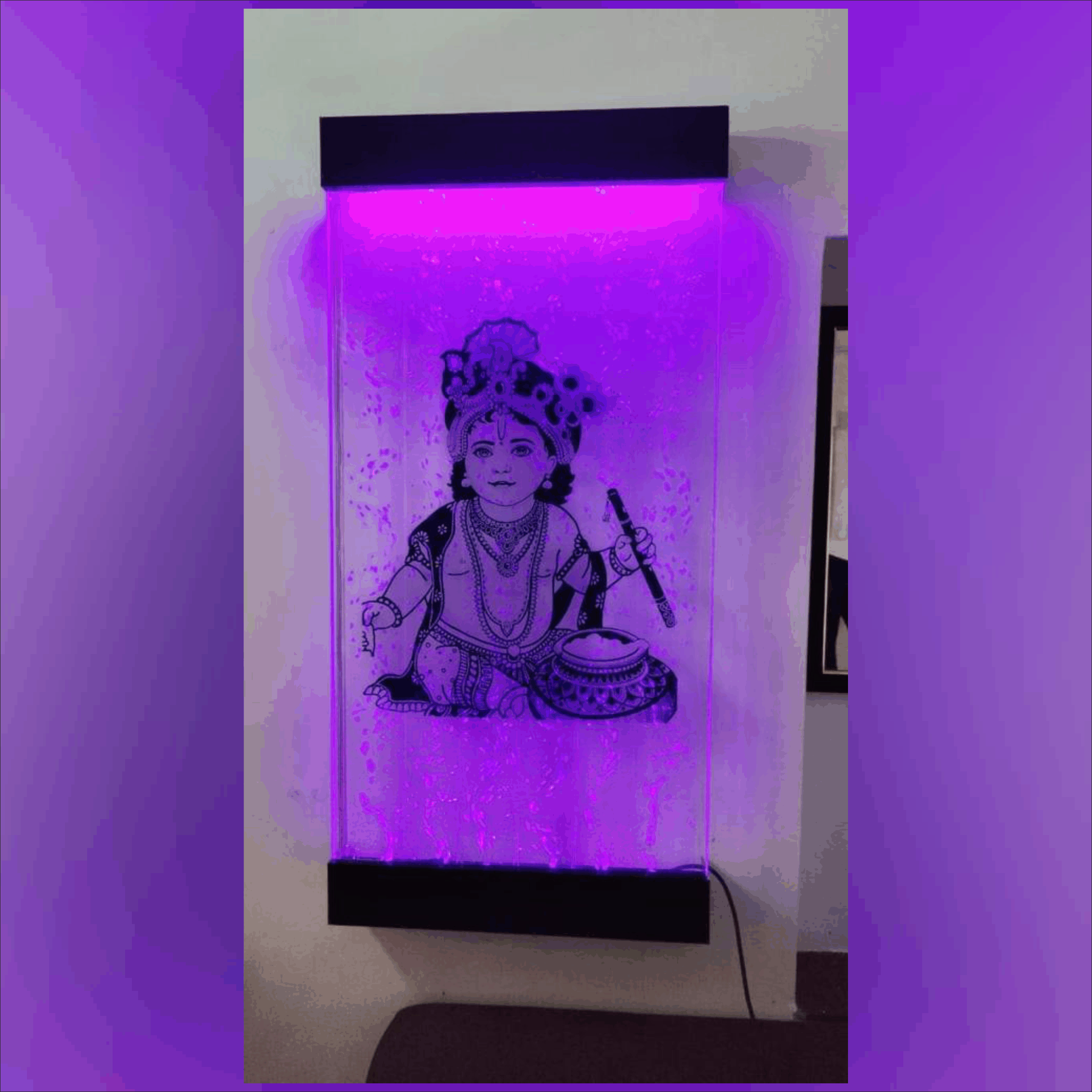 Water Bubble Wall with Lord Sign