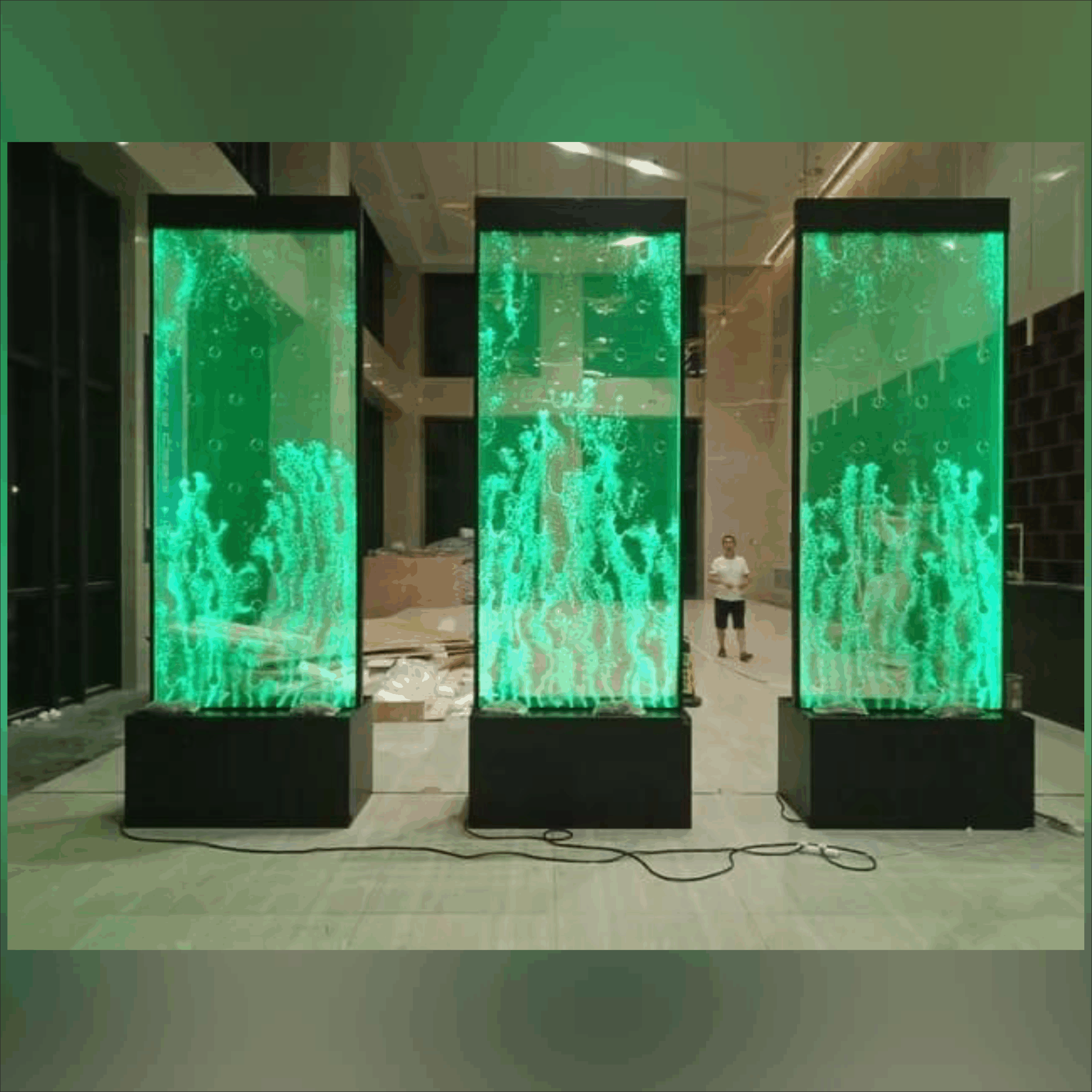 Acrylic water bubble wall