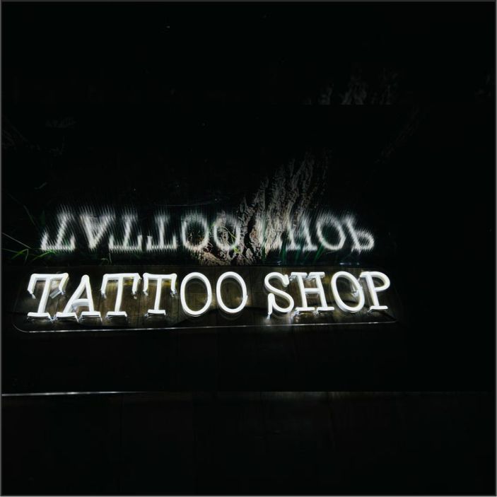 Tattoo neon sign