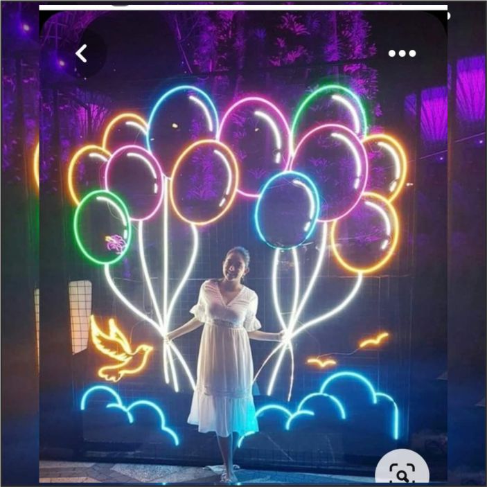 Celebrate neon sign