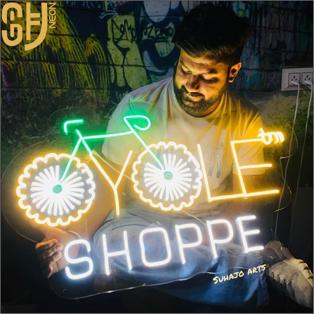 cycle neon sign