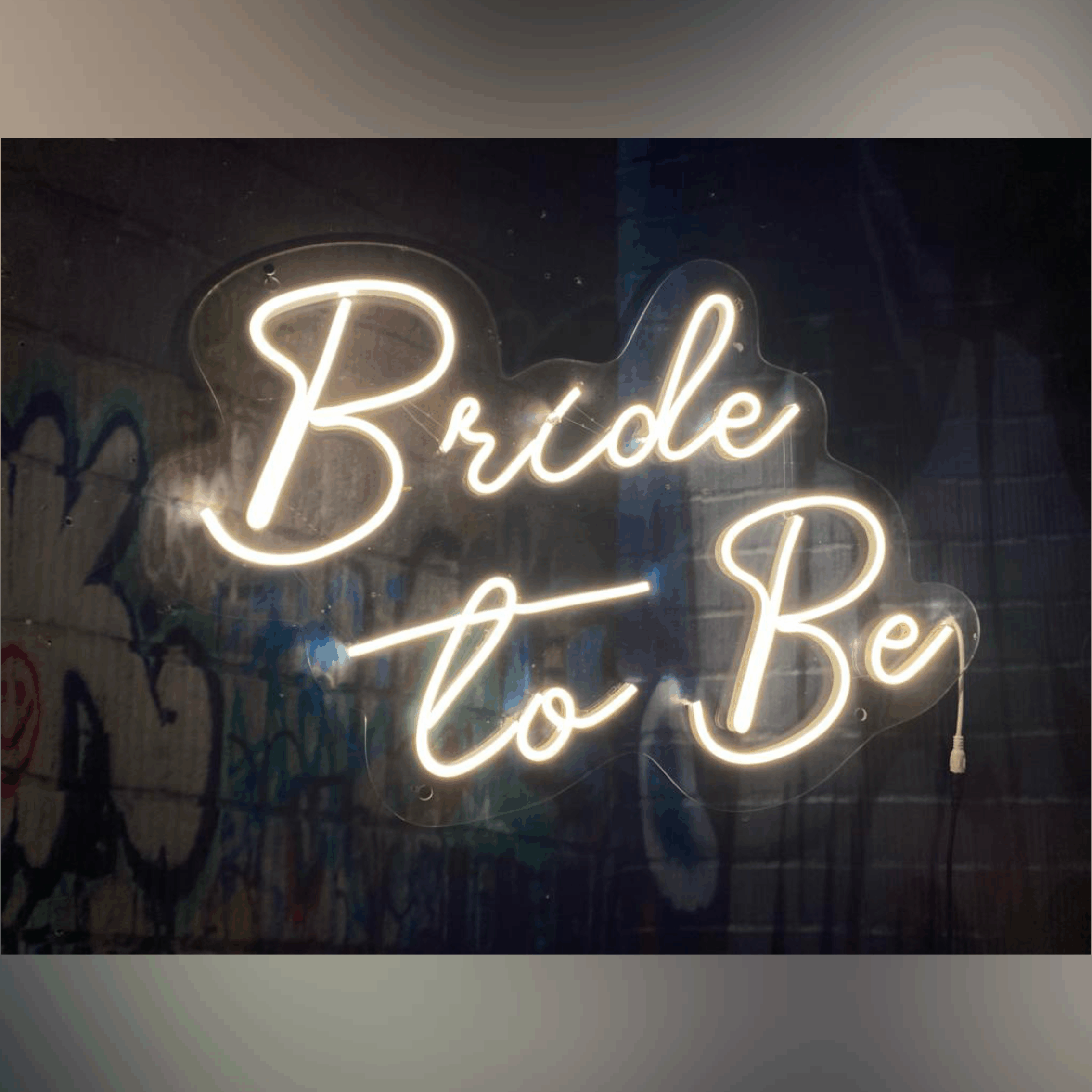 Bride to be neon sign