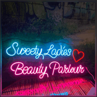 Parlour neon sign